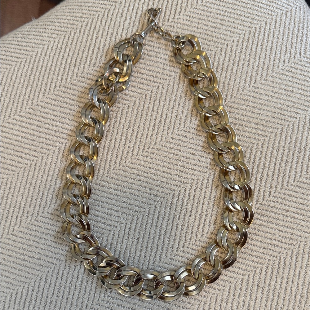 Gold Link Statement Necklace - Women Jewelry